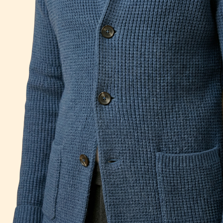 Men’s High Neck Cardigan