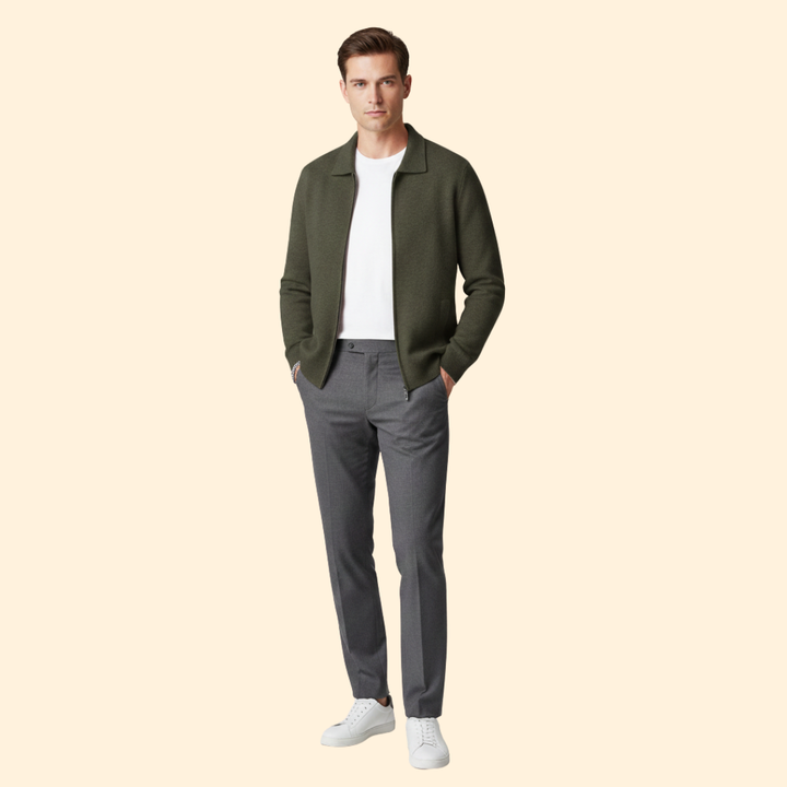 Men’s Knit Ziper Jacket