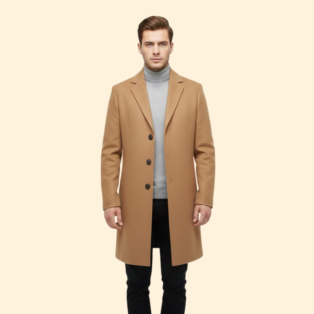 Men’s Lapel Button Coat