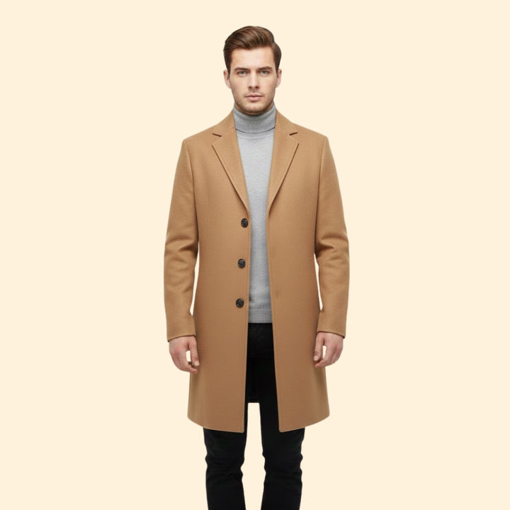 Men’s Lapel Button Coat