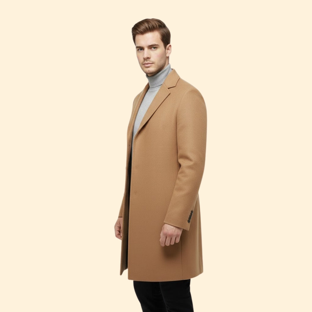 Men’s Lapel Button Coat