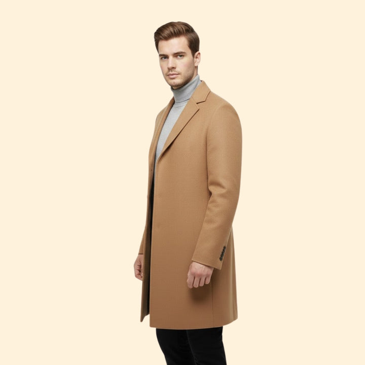 Men’s Lapel Button Coat