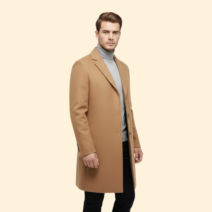 Men’s Lapel Button Coat