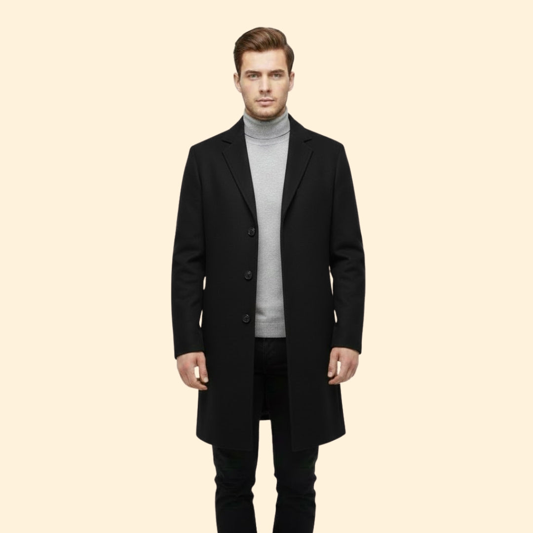 Men’s Lapel Button Coat