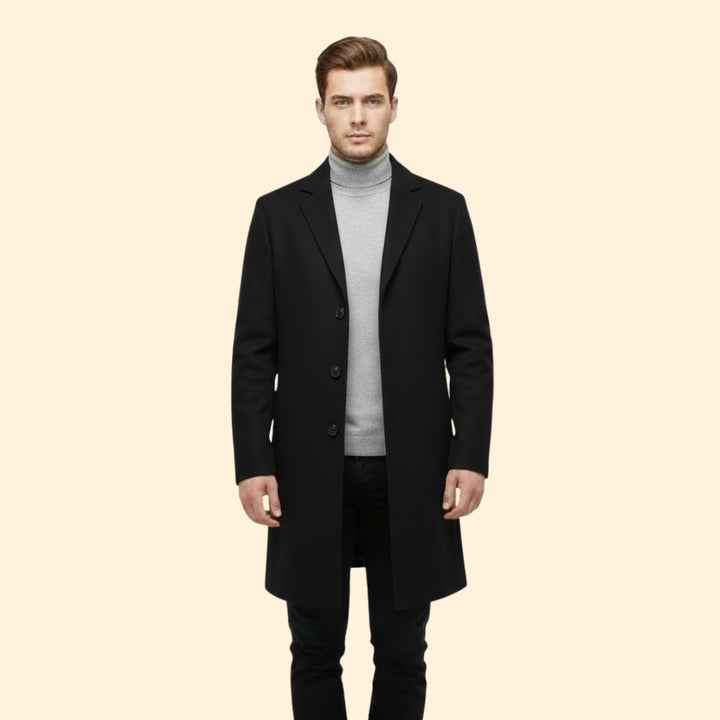 Men’s Lapel Button Coat