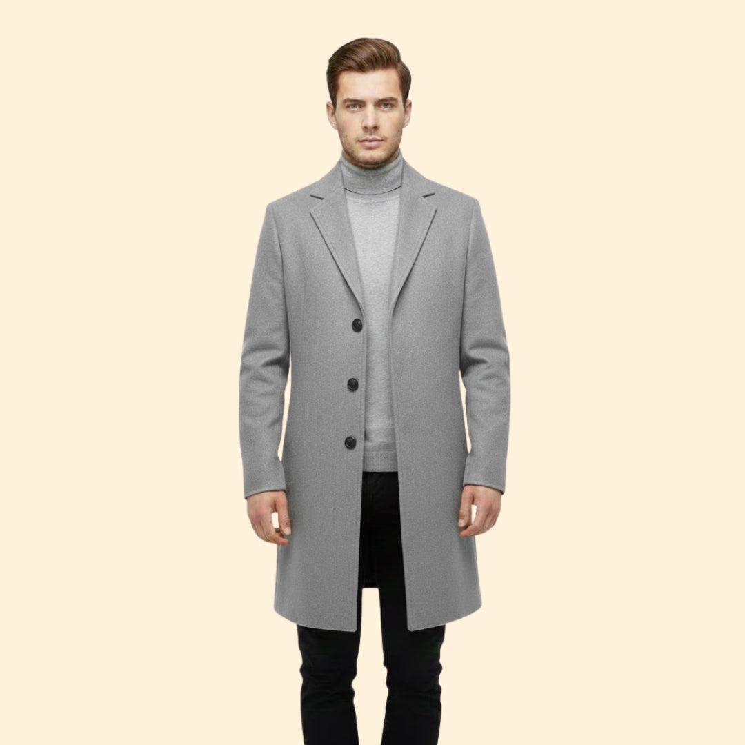 Men’s Lapel Button Coat