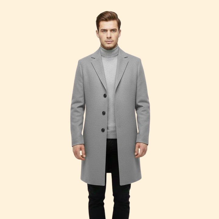 Men’s Lapel Button Coat
