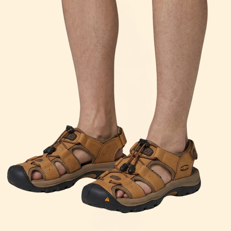 Men's Leather Fisherman Sandals