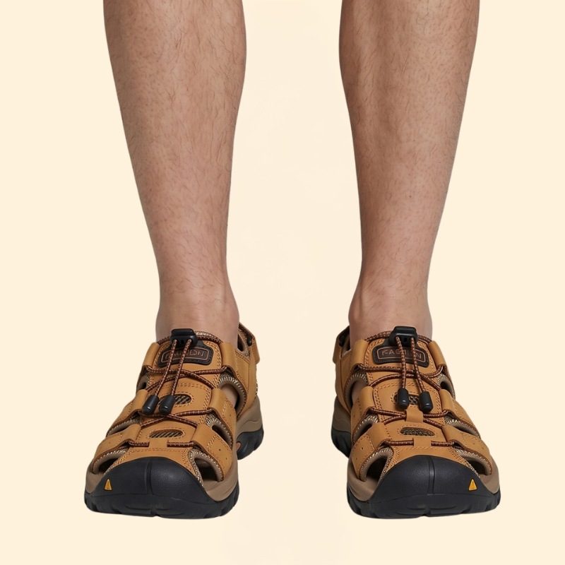 Men's Leather Fisherman Sandals