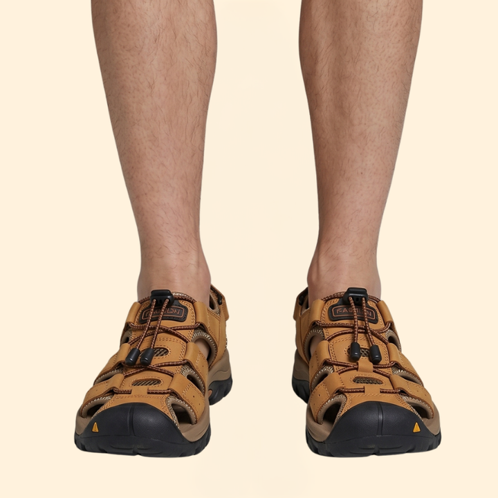 Men's Leather Fisherman Sandals