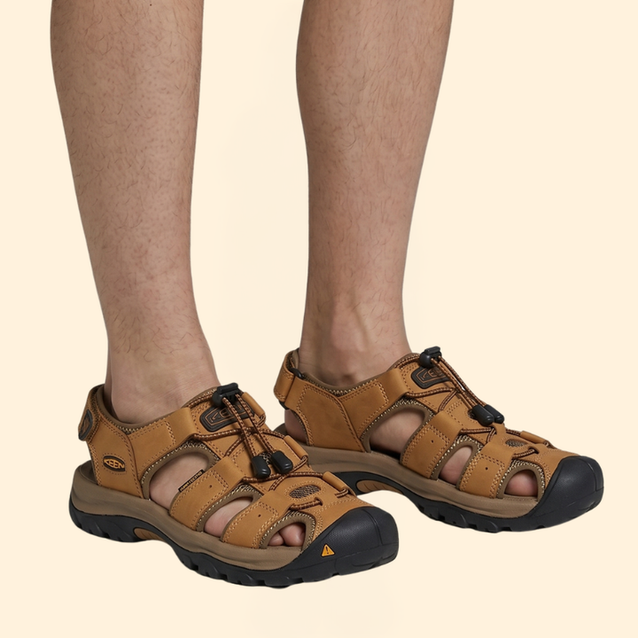 Men's Leather Fisherman Sandals