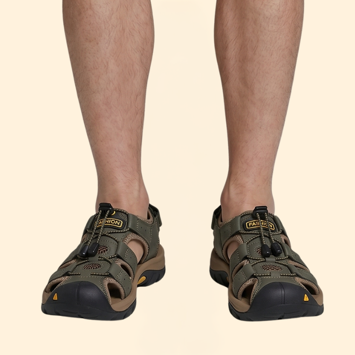 Men's Leather Fisherman Sandals