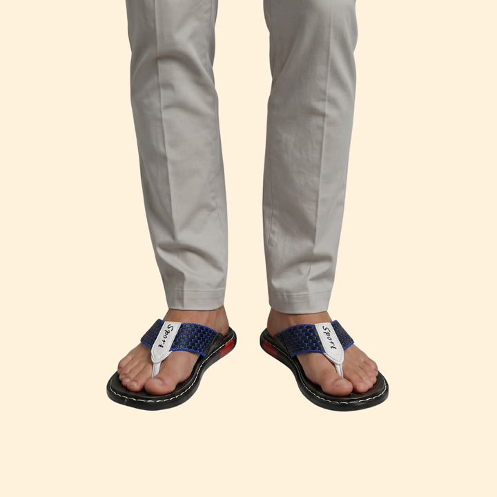 Men's Leather Sandals Slip-On