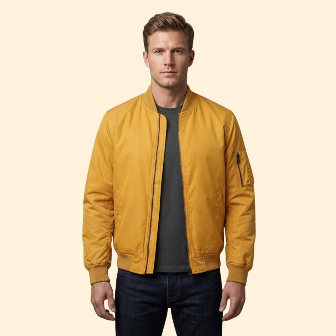 Men’s Lined Bomber Jacket