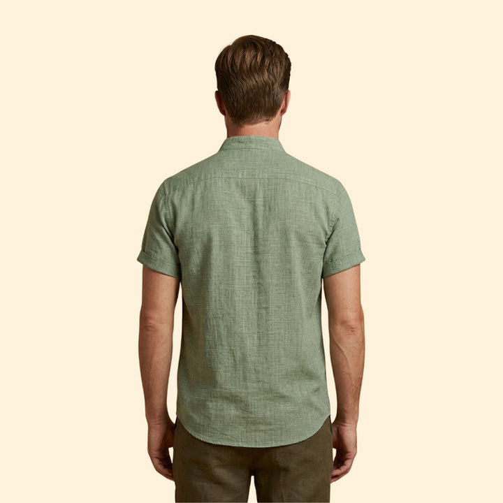 Men's Linen Button Shirt