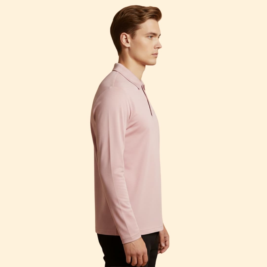 Men's Long Sleeve Polo Shirt