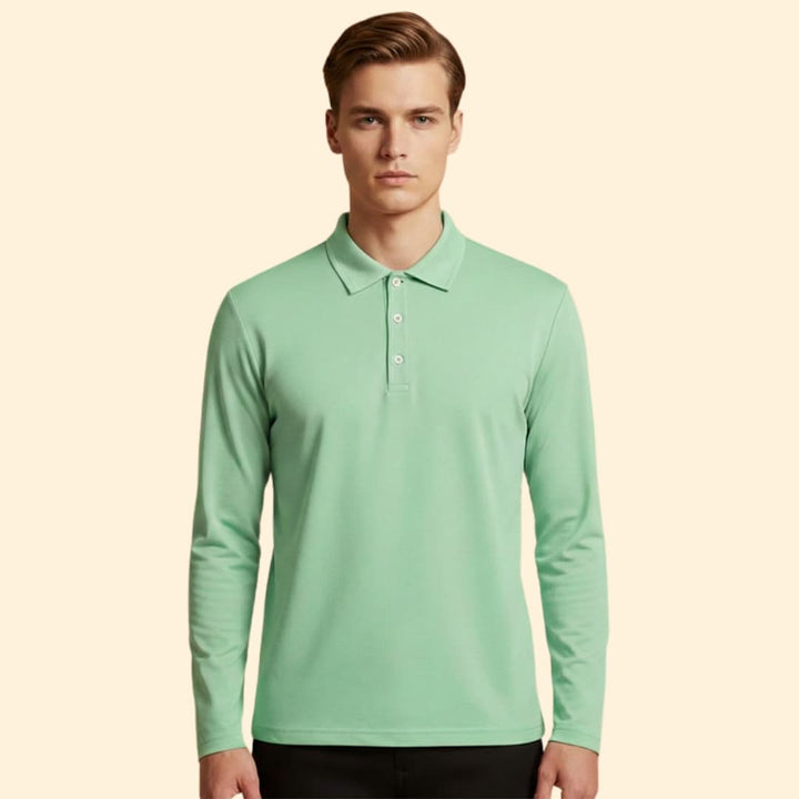 Men's Long Sleeve Polo Shirt