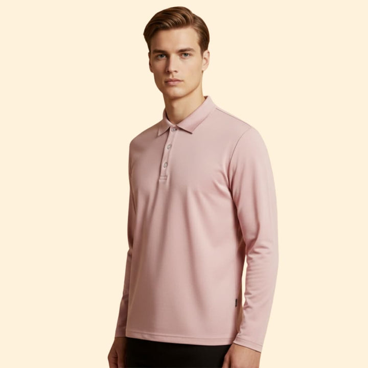 Men's Long Sleeve Polo Shirt