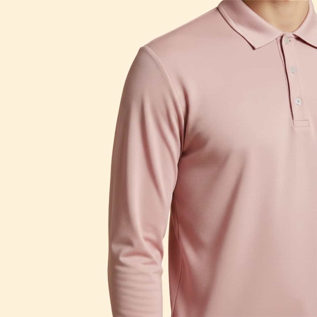 Men's Long Sleeve Polo Shirt