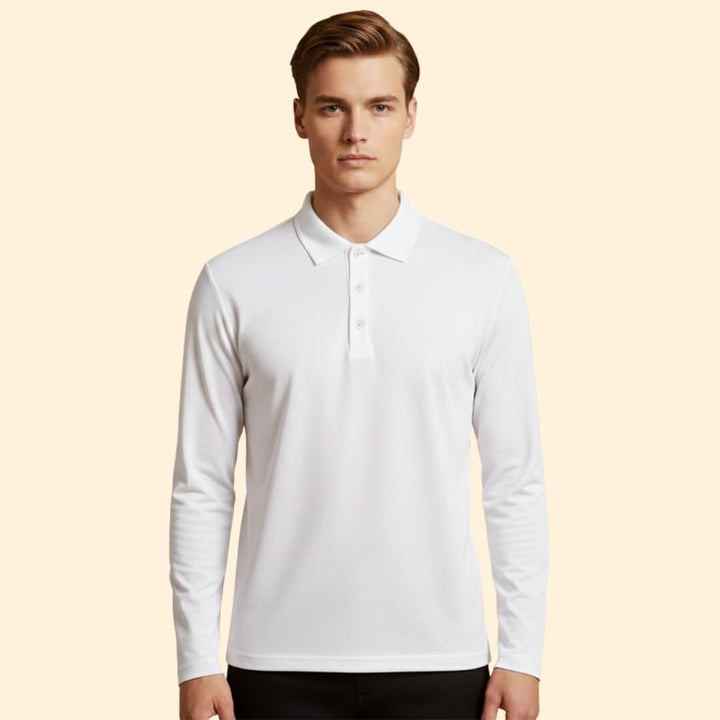 Men's Long Sleeve Polo Shirt