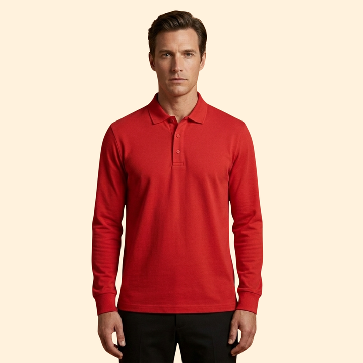 Men’s Long Sleeve Polo Shirt