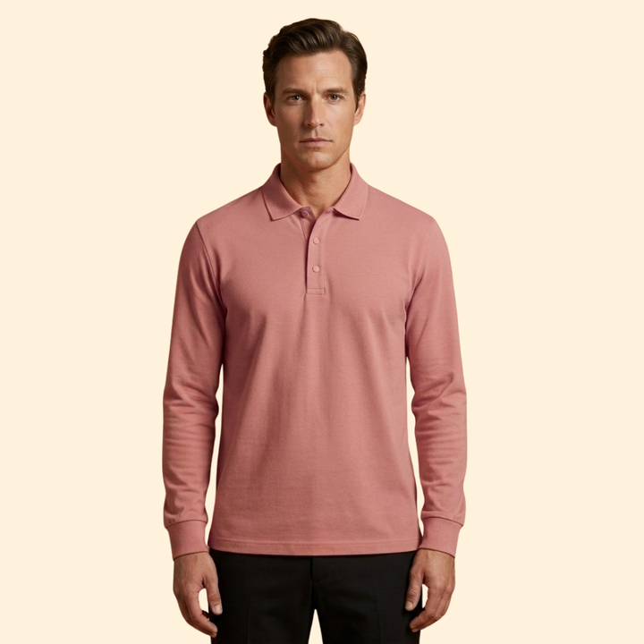 Men’s Long Sleeve Polo Shirt