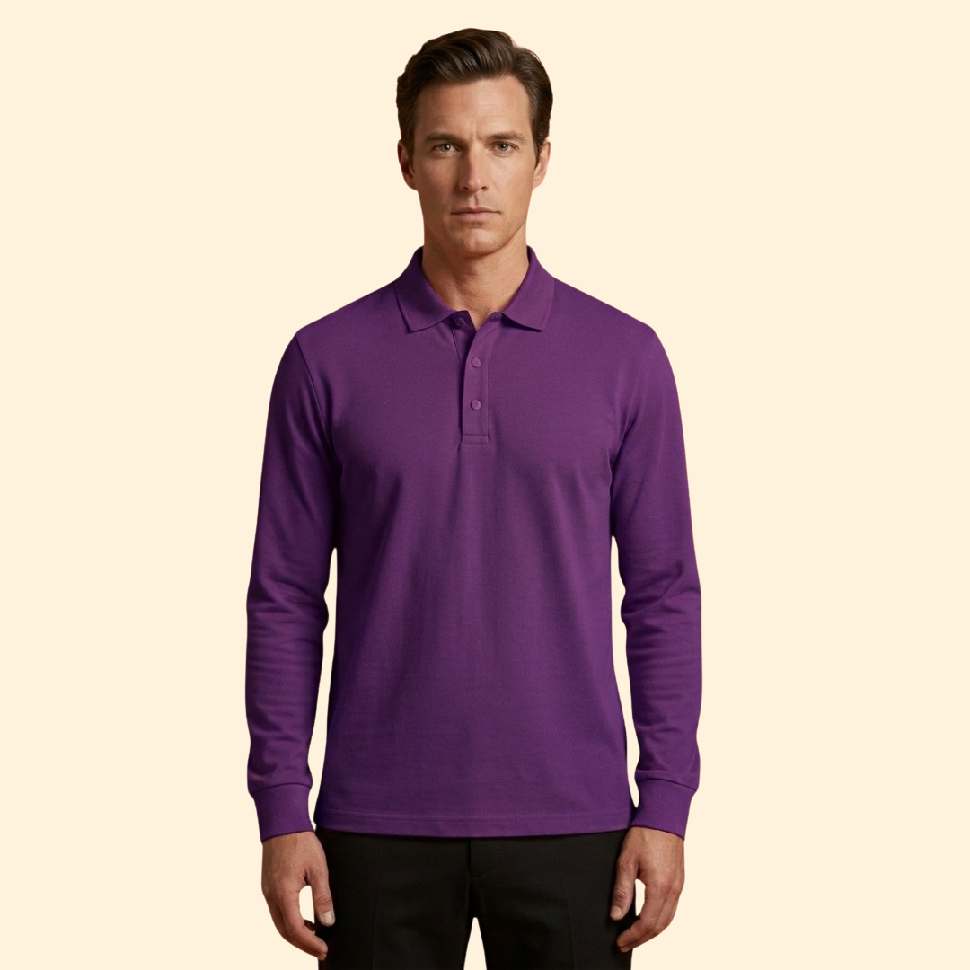 Men’s Long Sleeve Polo Shirt