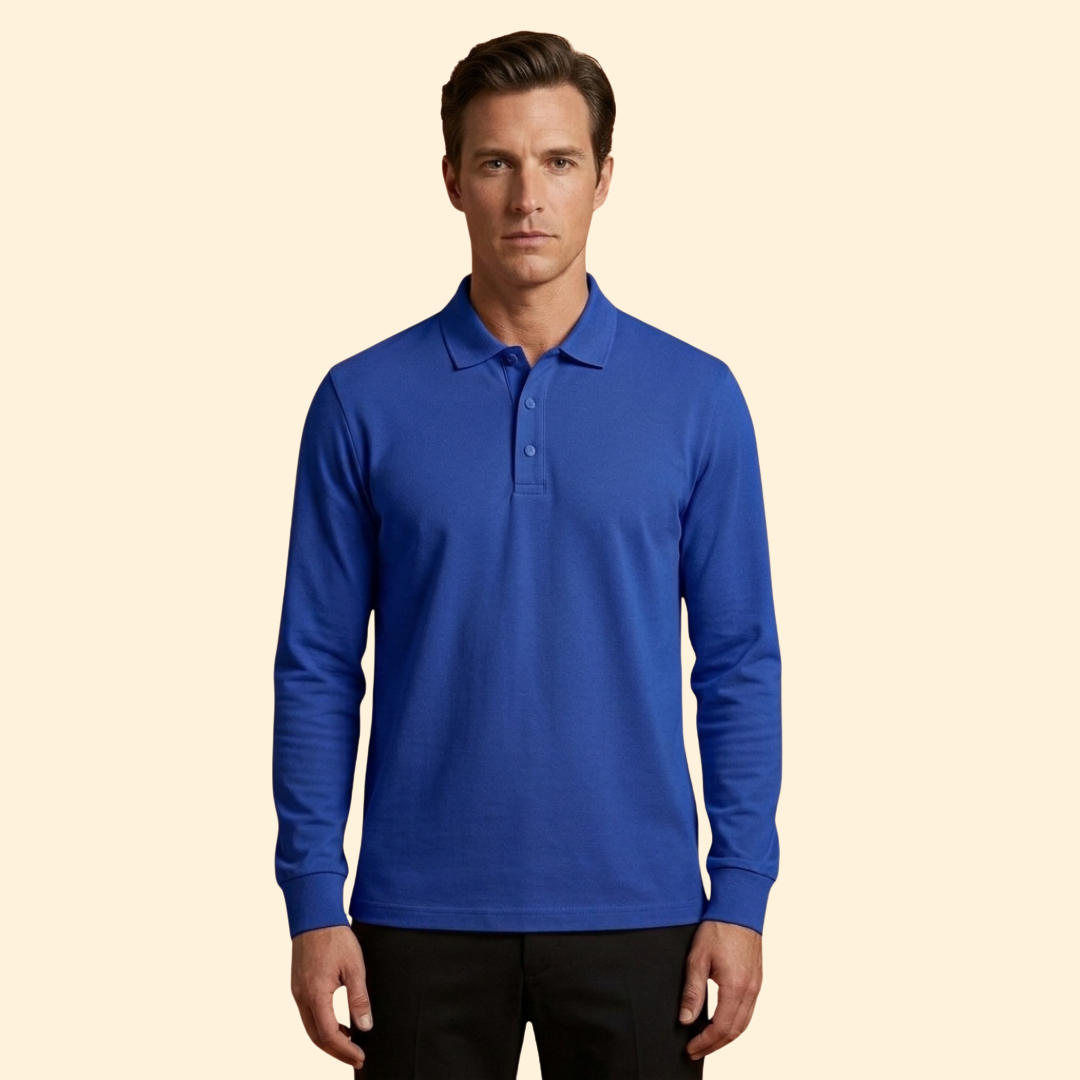 Men’s Long Sleeve Polo Shirt
