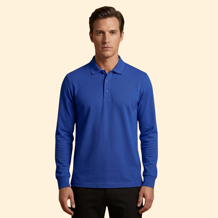 Men’s Long Sleeve Polo Shirt