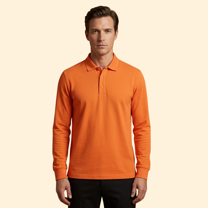 Men’s Long Sleeve Polo Shirt