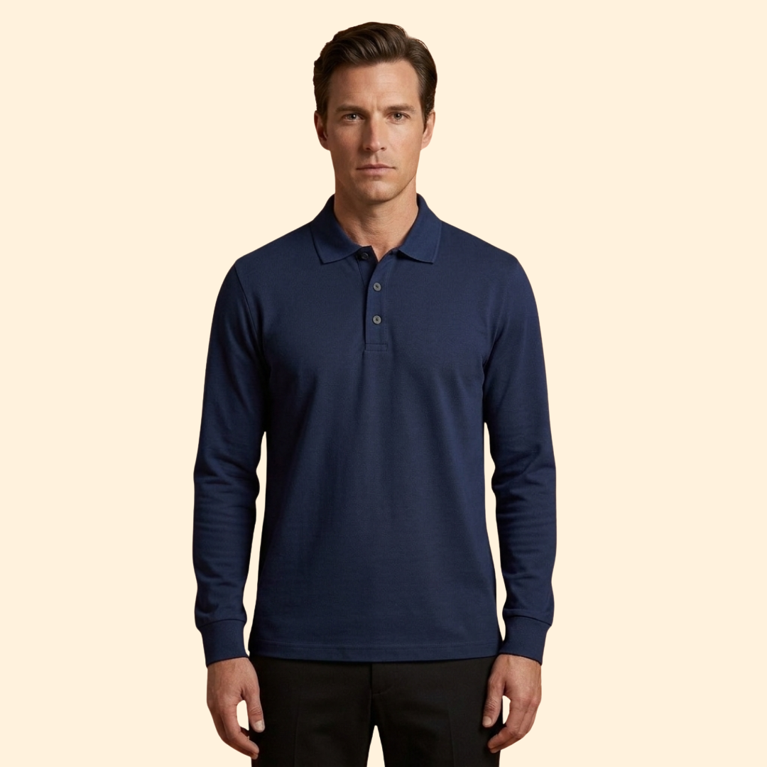 Men’s Long Sleeve Polo Shirt