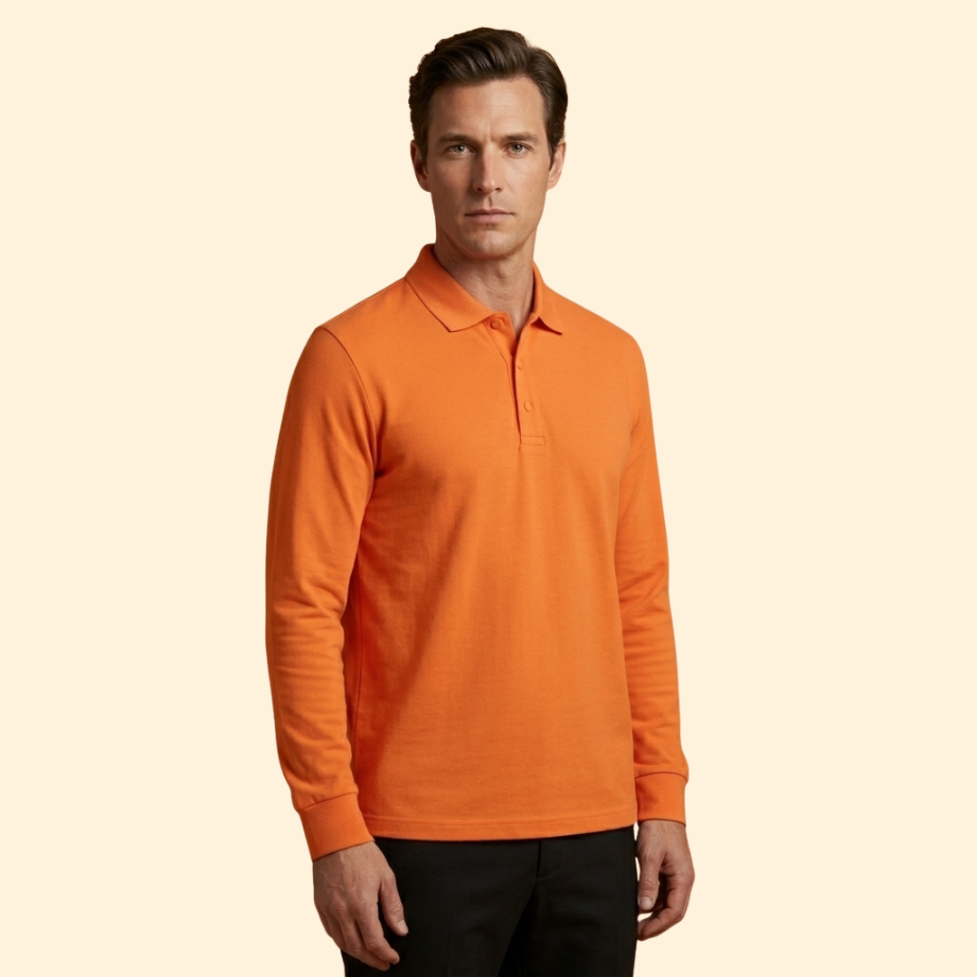 Men’s Long Sleeve Polo Shirt