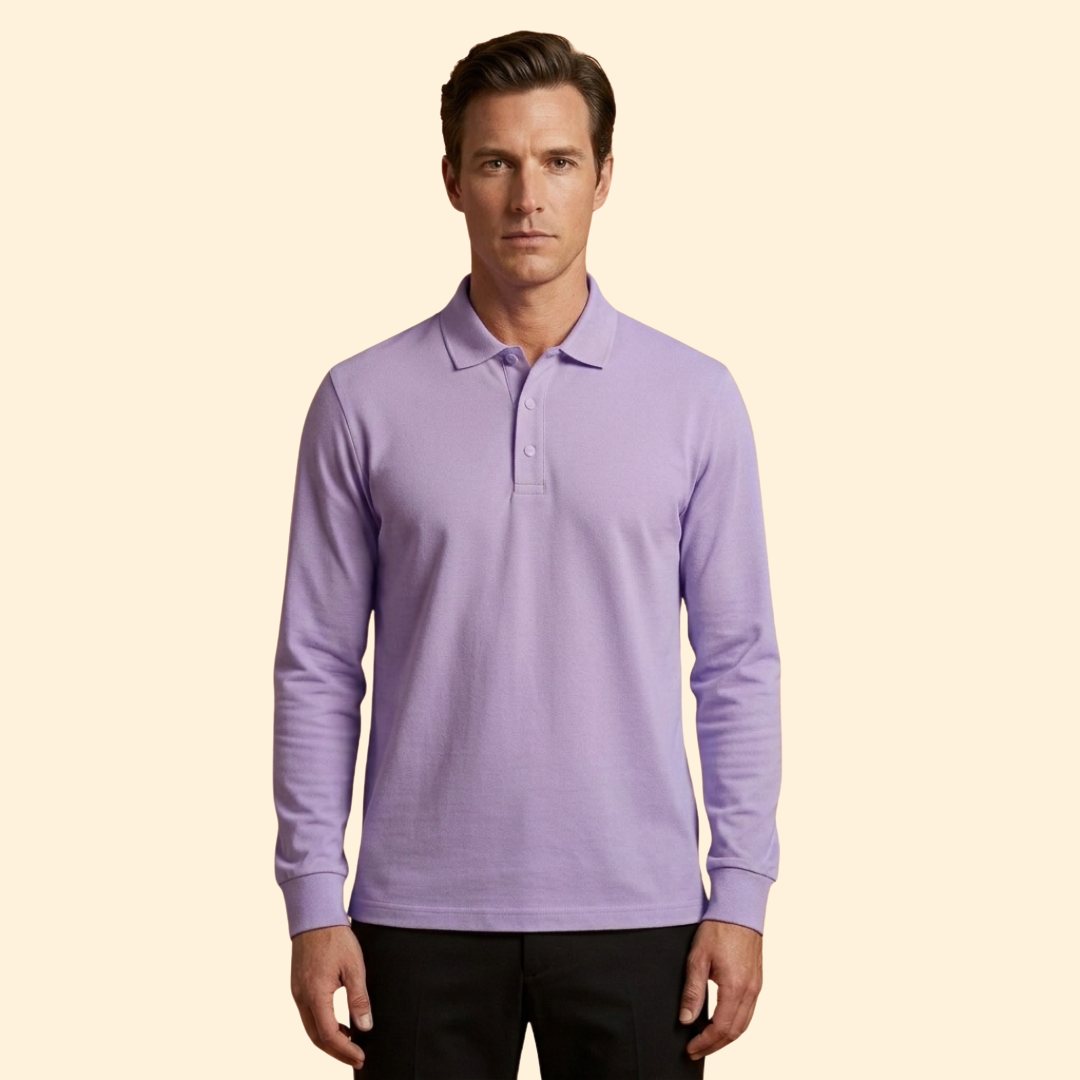 Men’s Long Sleeve Polo Shirt