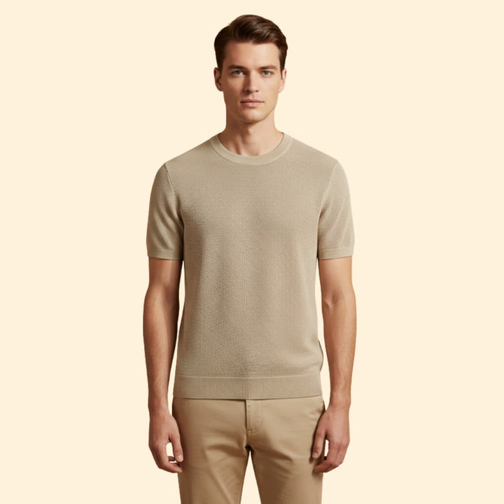 Men's Mesh Knit T-Shirt