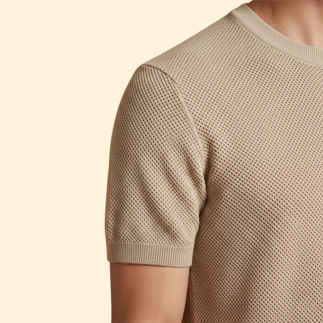 Men's Mesh Knit T-Shirt