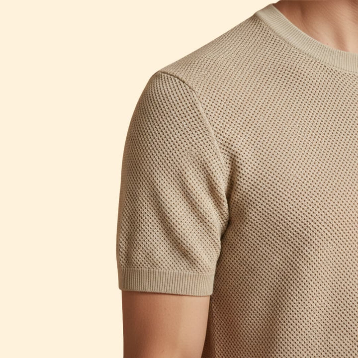Men's Mesh Knit T-Shirt