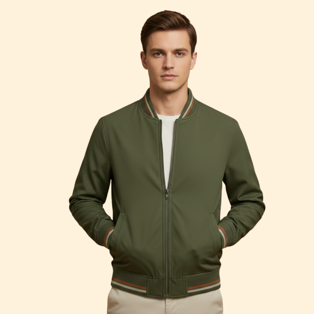 Men’s Modern Bomber Jacket