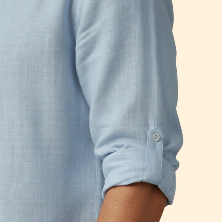 Men's Modern Casual Henley Shirt