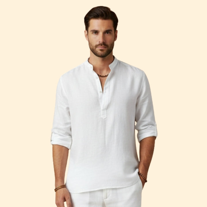 Men's Modern Casual Henley Shirt