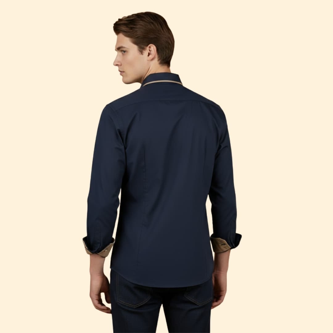 Men's Modern Contrast Shirt