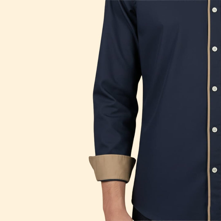 Men's Modern Contrast Shirt