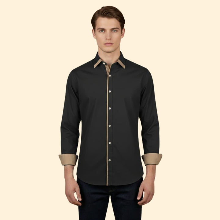 Men's Modern Contrast Shirt