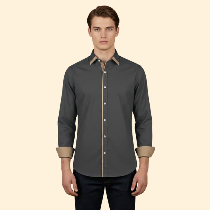 Men's Modern Contrast Shirt