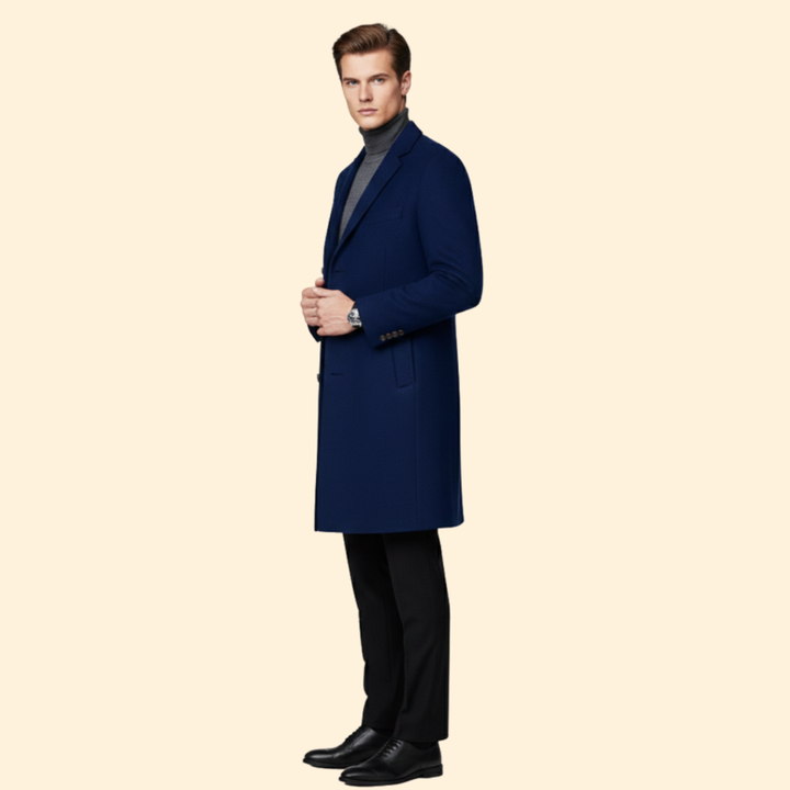 Men’s Modern Fit Long Coat
