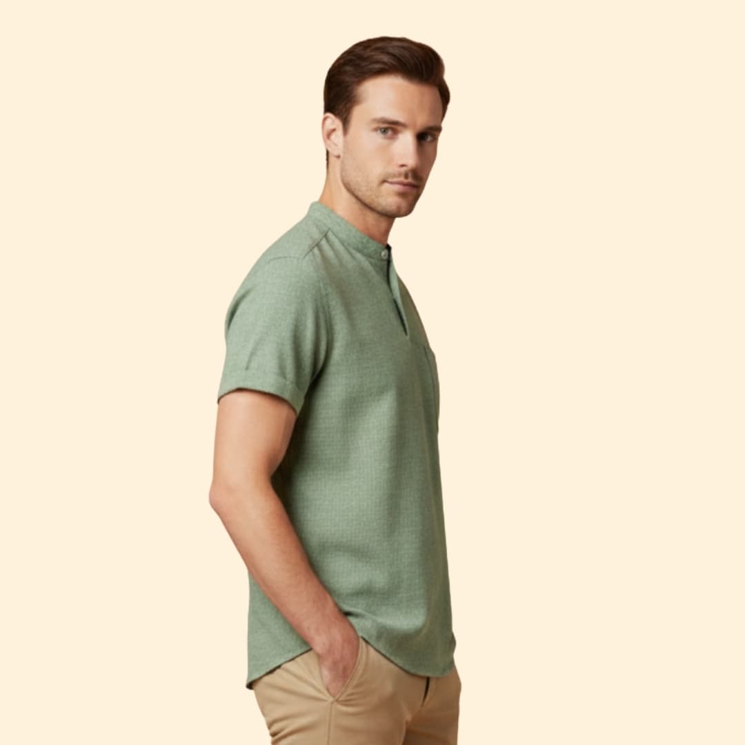 Men's Modern Short Sleeve Shirt