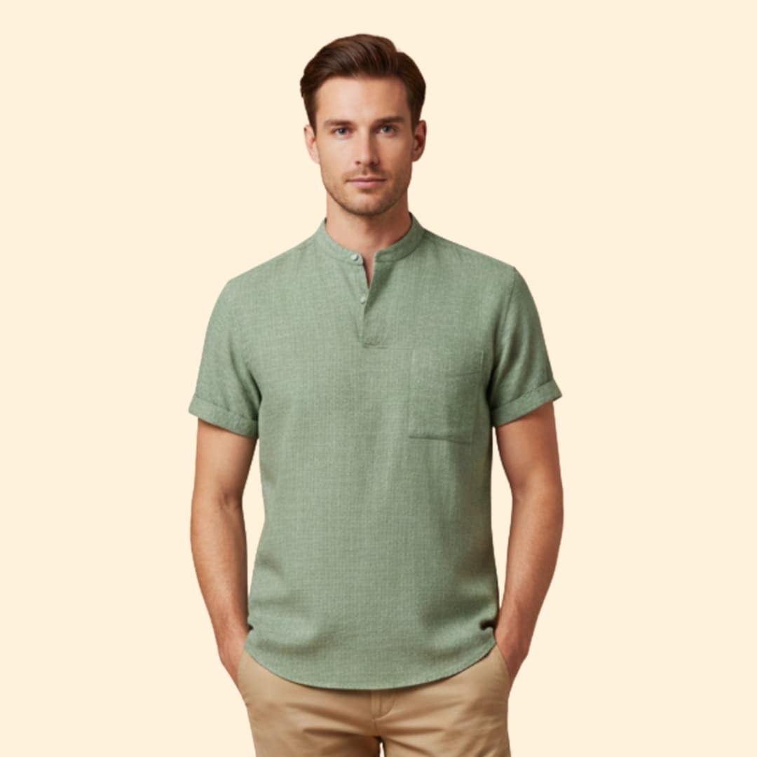 Men's Modern Short Sleeve Shirt