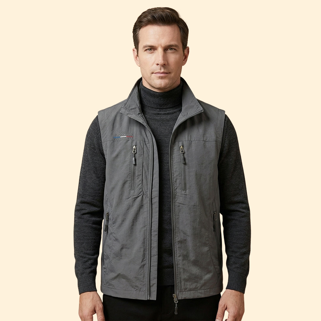 Men's Multi-Pocket Cargo Vest