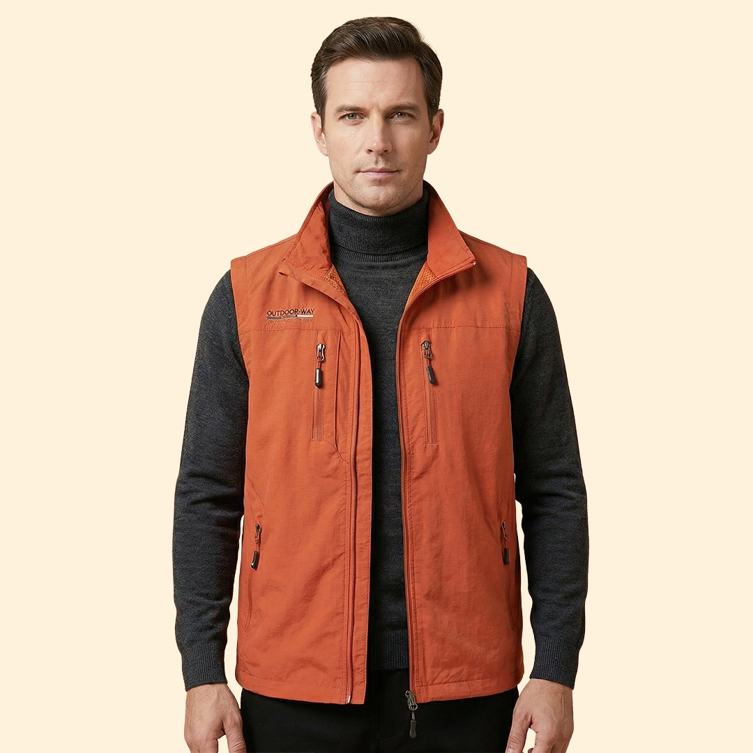 Men's Multi-Pocket Cargo Vest