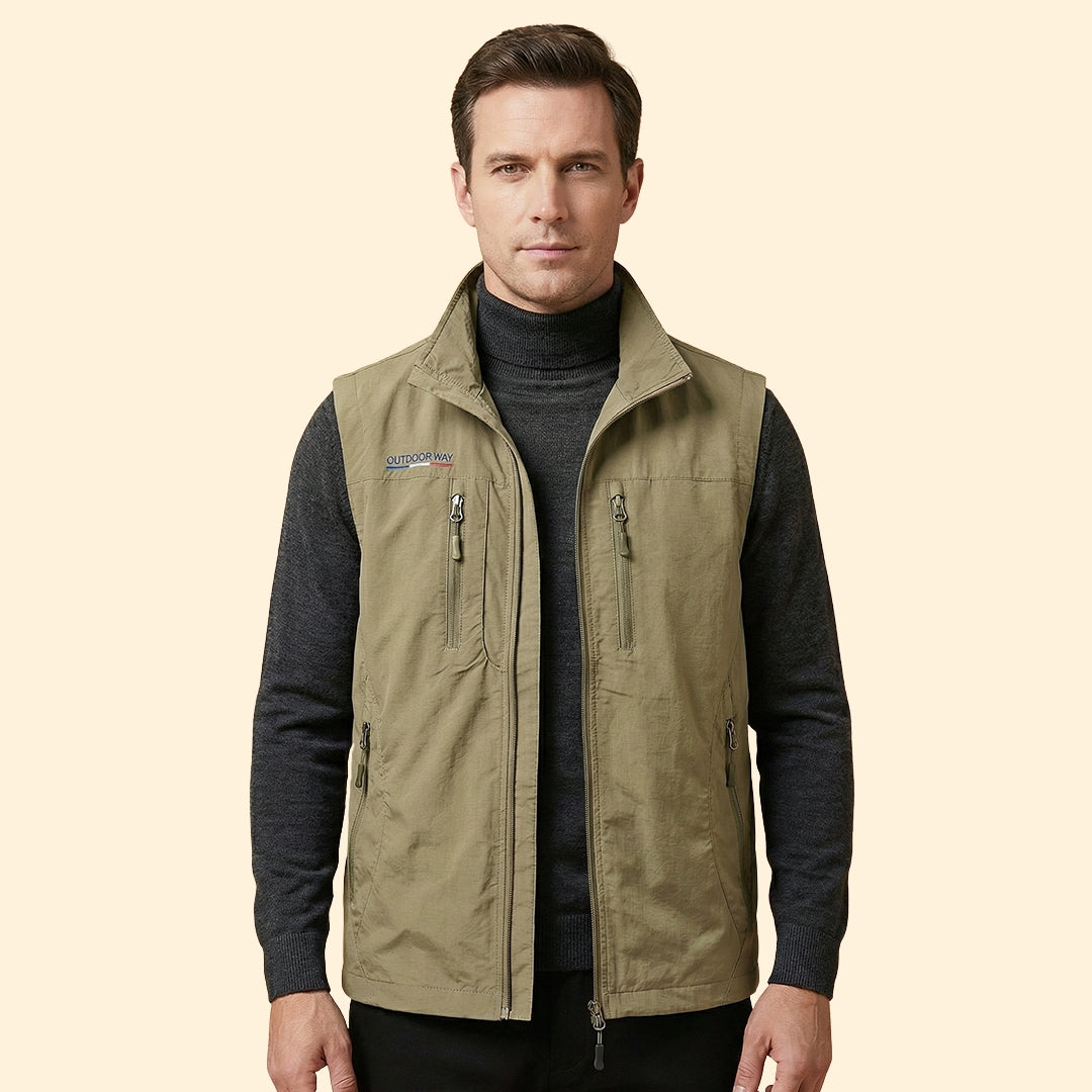 Men's Multi-Pocket Cargo Vest
