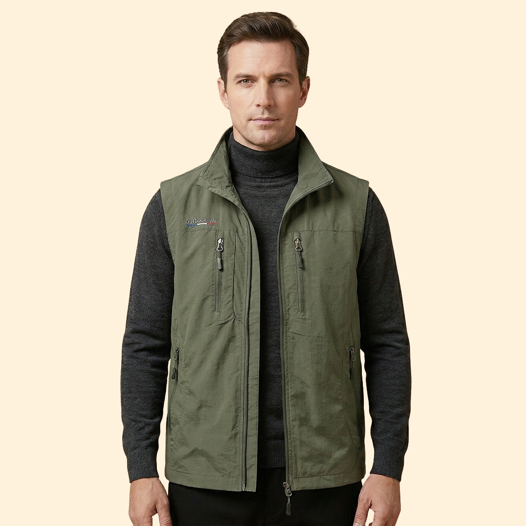 Men's Multi-Pocket Cargo Vest
